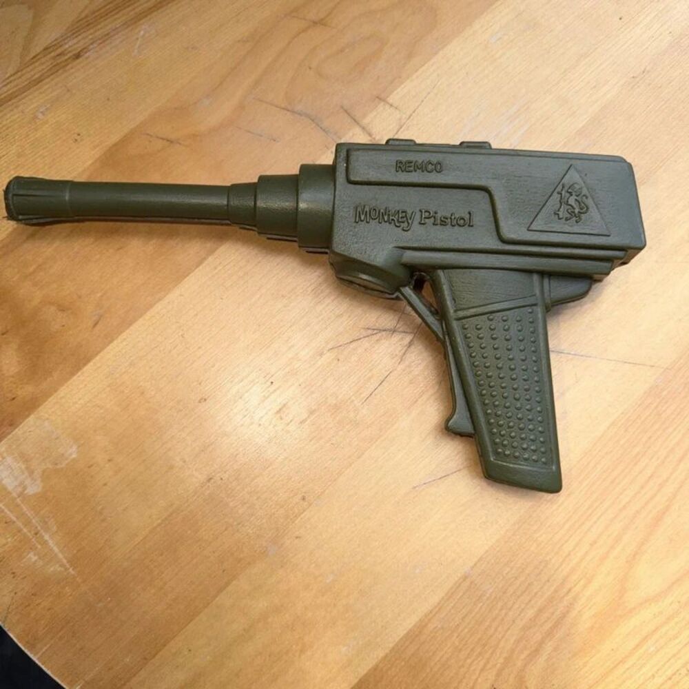 Vintage 1960’s Remco Monkey Division Toy Pistol - Rare Plastic Action Figure Toy